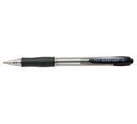 Stylo Sphère Échelon Super- Grip Noir Fin 0.7mm Pilot