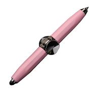 Stylo spinner inscriptible en métal avec lumière LED - Jouet de décompression - Pour garçons et filles - Soulage l'anxiété - Stylo rotatif pour homme