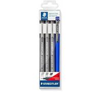 Stylo Staedtler Pigment Liner 308 - Pack De 3 - Pointe Fine - Couleur - Secado Rapide
