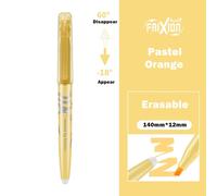 Stylo Surligneur Effaçable Pilot,Encre Frixion,Structurels Ent,Pastel,Nature,Marqueur De Document,Doublure Pour Dessin,Lettrage,École,A6250,1 Pièce - Type Pastel Orange