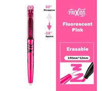 Stylo Surligneur Effaçable Pilot,Hot Disappear Frixion,Fluorescent Pastel,Nature Document Marker,Liner Drawing Lettering,F250,1pc - Type Fluorescent Pink