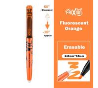 Stylo Surligneur Effaçable Pilot,Hot Disappear Frixion,Fluorescent Pastel,Nature Document Marker,Liner Drawing Lettering,F250,1pc - Type Fluorescent Orange
