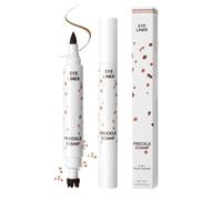 Stylo Tache de Rousseur 3.6ml Double Embout | Stylo Anti-Dérapant Taches de Rousseur,Résistant à la Transpiration pour Femmes Quotidien Spectacle Fête Soirée Concert