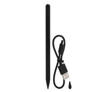 Stylo Tactile Actif pour Tablette avec Suppression de la Paume, sensibilité à l’Inclinaison et Fixation magnétique, Compatible avec Les tablettes iOS ; Pointe de précision de 1,5 (Noire)