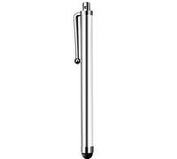 Stylo tactile capacitif universel iLike PS1 (10,5 cm) pour smartphone et tablette PC, argenté