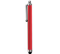 Stylo tactile capacitif universel iLike PS1 (10,5 cm) pour smartphones et tablettes - rouge