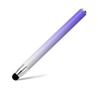Stylo tactile rétractable pour enseignement et conférences - Blanc et violet