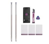Stylo Tactile, Stylet pour écran Tactile de Téléphone Parfaitement adapté, écriture Facile, 2 Pièces avec Outils de Remplacement (Gray)