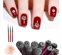 Stylo Tampon Nail Art, Nail Art Stamp Pen, Stylo Tampon Ongle, Tampon Ongle Nail Art, Stylo Pour Ongles Nail Art Pour Fleur Tampon, Stylo Tampon Pour Nail Art Pour La Maison, Salon De Beauté (10pc)