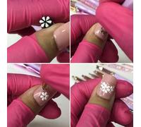 Stylo tampon pour ongles,6pcs Nail Art Pen DIY Nail Art Tools,Stamp Nail Art Tool with 6 Different Patterns,Nail Stamp Pen Set for Women Girls Home DIY Nail Art (2PCS)