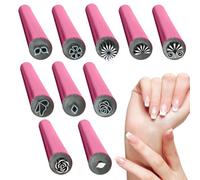 Stylo Tampon Vernis à Ongles | Set Matériel Pro Stylos à Pointillage - Encre Séchage Rapide Outil Compact pour Pointillage à Domicile Voyage Salon Expérimentées Enthousiastes