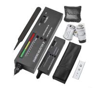 Stylo testeur de diamant avec indication LED et audio, sélecteur de pierres précieuses de haute précision pour l'identification de bijoux, outil de test de dureté portable avec étui