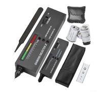 Stylo testeur de diamant calibrable avec lumière rouge LED et confirmation audio pour une évaluation fiable de la pierre
