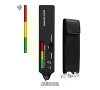 Stylo testeur de diamant professionnel de haute précision avec lumière UV pour débutants et experts, testeur de diamant véritable pour différentes tailles de pierres de diamant