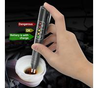 Stylo Testeur De Liquide De Frein - Outil De Diagnostic D'indicateur LED, Analyseur D'humidité D'huile LiquideDe Liquide Hydraulique, Dispositif Automobile Professionnel Facile À Utiliser Pour L'entr