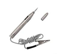 Stylo testeur de tension électrique avec sonde en acier et clip compatible avec 6 V 12 V 24 V détection de circuit lumineux de voiture, fusible automobile et (B)