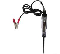 Stylo testeur de tension multifonction 6-12 V avec sonde en acier et pince crocodile pour les tests électriques marins automobiles (A)
