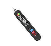 Stylo testeur de tension professionnel avec lumière LED brillante et écran LCD de précision pour analyse de circuit électrique LCD testeur de température environnementale