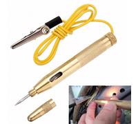 Stylo testeur pratique et nouveau pour circuit automobile, fusible, testeurs électriques de tension 6V/12V/24V, crayon lumineux de test Taille UniqueAlliage de cuivre