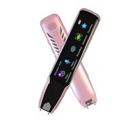 Stylo traducteur intelligent à balayage vocal, multifonction en temps réel, traduction de langue, d'affaires à l'étranger, stylo dictionnaire,Traduction précise(Pink)