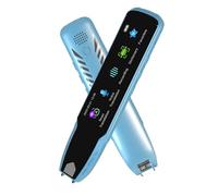 Stylo traducteur intelligent à balayage vocal, multifonction en temps réel, traduction de langue, d'affaires l'étranger, stylo dictionnaire Transfrontalier(Blauw)
