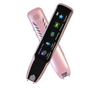 Stylo traducteur intelligent à balayage vocal, multifonction en temps réel, traduction de langue, d'affaires l'étranger, stylo dictionnaire -Omni-Tech(Pink)