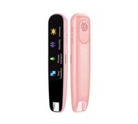 Stylo traducteur intelligent à balayage vocal, stylo de dictionnaire multifonction, 116 langues for les s d'affaires l'étranger Transfrontalier(Pink)
