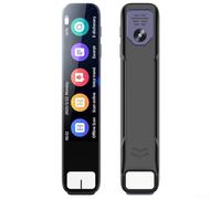 Stylo traducteur portable, lecteur de numérisation intelligent, batterie rechargeable, avec traduction 134 langues et capture de texte photo (noir)