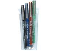 Pilot Pen - Stylo roller Hi-Tecpoint V7 - Pointe fine 0,7 mm - Pochette de 4 couleurs assorties
