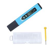 Stylo Type EC Mètre Portable Compteur De Qualité D'eau Grand LCD Househeld Conductivité Stylo pour L'eau Potable Test Bleu