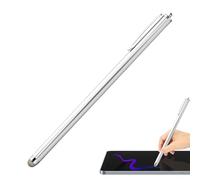 Stylo universel - Pointe en fibre argentée, outil d'écriture lisse, pointeur haute sensibilité, stylo de précision durable, accessoire capacitif portable | Tablette de téléphone élégante pour teke de