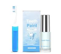 Stylo Vernis Blanc De Dents,Stylo Blanchiment des dents,Blanchiment Dentaire,Dent Blanche.Vernis Blanchissant Avec Brosse à Dent,Peinture Instantanée Dentifrice Blanchissant,Facile à Transporter (1)