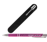 Stylo Violet Nounou gravure La meilleure Nounou du Monde avec sa Pochette velours - Cadeau original pour Nounou, pour la fête des Nounous, Noël, Anniversaire, fin de contrat, fin d'année scolaire