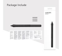 Stylo Wacom 4K (LP-1100-0K) pour tablettes Wacom Intuos (CTL-4100/6100,CTL-4100WL/6100WL),4096 recyclage sous pression - Type Wacom Pen 4K