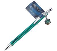 The Carat Shop Stylo Harry Potter HPP023 – encre bleue, blason Serpentard, breloque vert