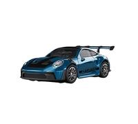 Stylomira Voiture de dérive RC en alliage à l'échelle 1/43 avec gyroscope réglable, 2,4 G 4WD 2 modes de conduite RC voiture de course avec lumières LED, modèle de course de bureau pour les amateurs