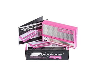 Stylophone Pink - Le synthétiseur électronique de poche original - Édition spéciale | Instrument de musique synthétiseur | Clavier synthétiseur | Instrument Stylophone