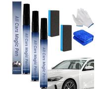 Stylopro Anti Rayure Voiture Polymere, Stylopro - Stylo Anti-Rayures Recyclable, Stylo Pro Efface Rayures, Réparation Instantanée De Rayures Et Peinture, Compatible Toutes Couleurs De Voiture (3)