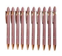 Stylos à bille avec versets bibliques : lot de 10 stylos inspirants rétractables avec pointe crayon optique | Outils d'écriture d'écritures religieuses pour l'étude biblique, l'école et