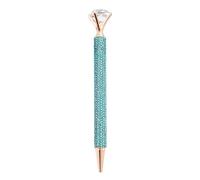 Stylos à bille diamant, stylos en métal cristals pailleté, stylo à bille rétractable élégant, outil d'écriture en strass scintillant avec grande pierre précieuse, pour amis, collègues, enseignants