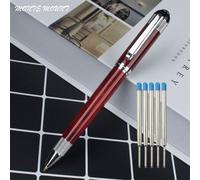 Stylos À Bille En Métal Au Toucher Lourd, Stylo À Bille De Luxe, À Roulettes Pour Signature, École, Bureau D'affaires, Fournitures De Papeterie Pour Étudiants