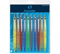 Stylos À Bille K20 Icy Colours, M, Bleu, Sous Blister Coloris - Lot De 10