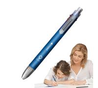 Stylos à bille lisses - Stylos à bille remplaçables avec crayon - Ressort rétractable pour écriture lisse, fournitures scolaires pour l'apprentissage, l'écriture