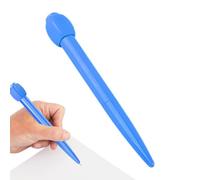 Stylos à bille portables, rotation à bille | Encre liquide pour école lycée Bleu