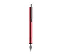 Stylos à bille, stylo en métal noir ou bleu, pour étudiants, hommes et femmes, fournitures de bureau professionnelles, stylos cadeaux pour décoration de mariage Coque rouge (encre bleue).