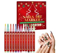 Stylos à Dessin pour Ongles 12 Couleurs Outil De Manucure