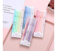 Stylos À Encre Créatifs Morandi Pour Étudiants, 12 Ensembles, Petits Stylos À Gel Frais Kawaii À Séchage Rapide, Stylo Neutre, Fournitures Scolaires Et De Bureau