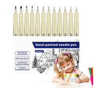 Stylos à encre d'art pour dessin, journal intime, avec marqueur d'encre et croquis, marqueur de peinture ergonomique pour scrapbooking, pour , adultes, adolescents, étudiants