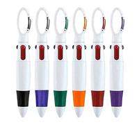 Stylos À Encre Gel | 4-en-1 Fournitures de Bureau Colorées avec | 6 Stylos à Gel à Écriture Fluide | Pour Bureau Voyage Prise de Notes Étude Art Dessin Planificateur Adolescents Garçons Filles