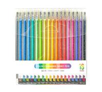 Stylos à encre gel à paillettes ton pour livres de coloriage, journal, artisanat, dessin, art de la rentrée scolaire, adolescente (1 ml) (B, 15,9 x 15,1 x 1 cm)